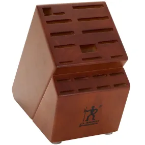 Henckels 19-Slot Knife Storage Block - Walnut