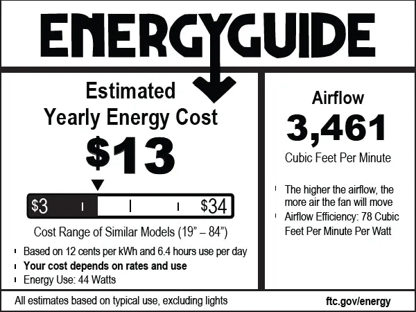 Hunter 52 inch Garland Ceiling Fan with LED Light Kit and Wall Control