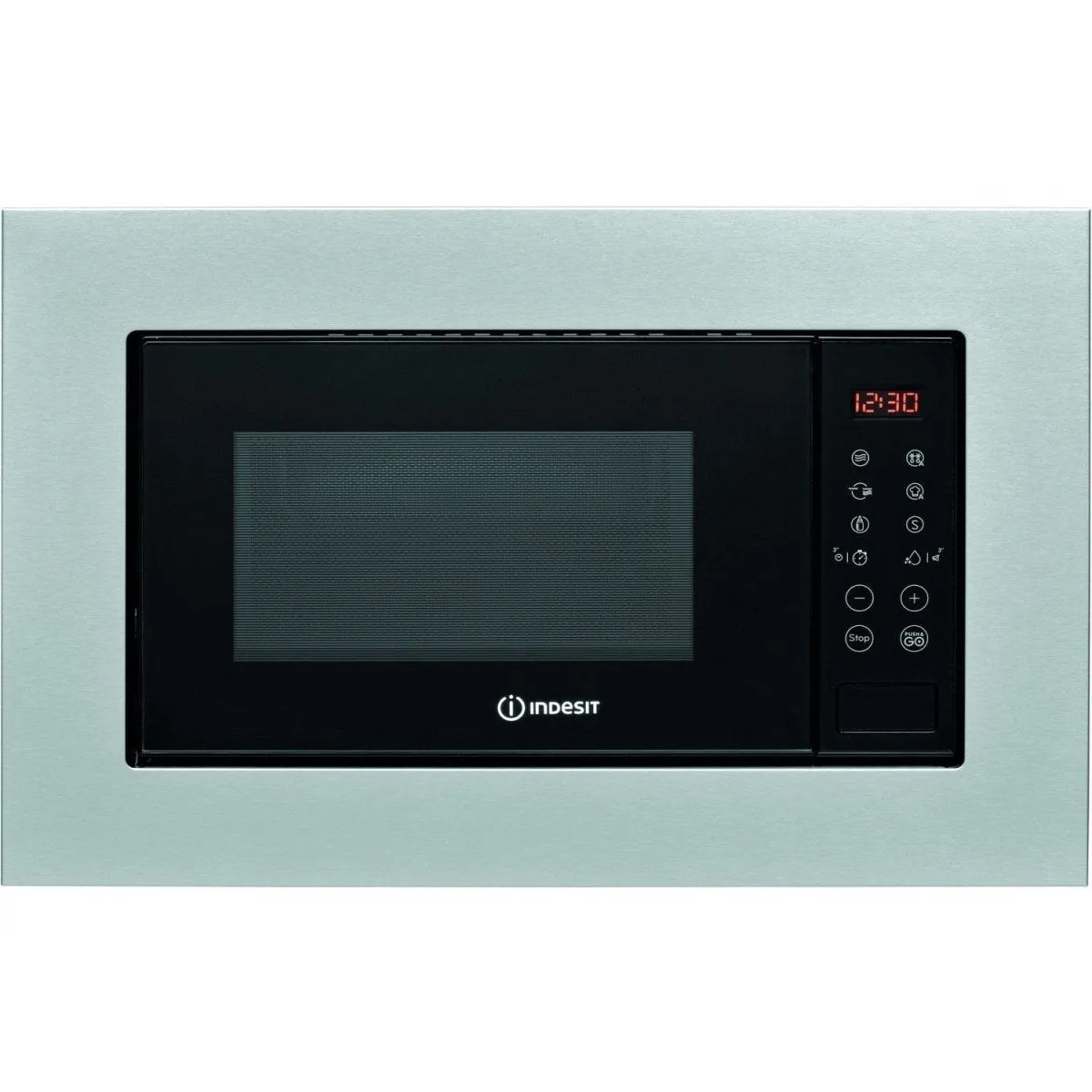 Indesit MWI120GXUK 800 Watt 20 Litre Built-In Microwave Oven With Grill