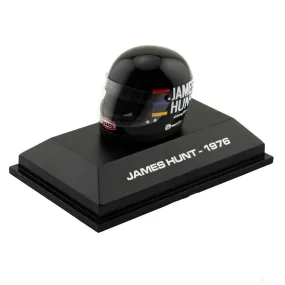 James Hunt Mini Helmet, 1:8 scale, Balck, 1976