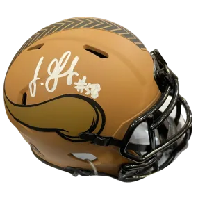 Jonathan Greenard Autographed Minnesota Vikings Salute To Service Mini Helmet