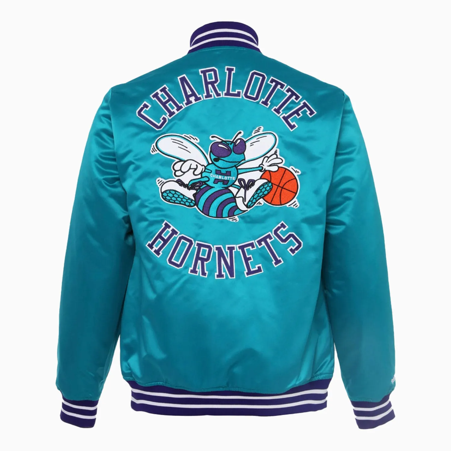 Kid's Charlotte Hornets Heavyweight NBA Satin Jacket