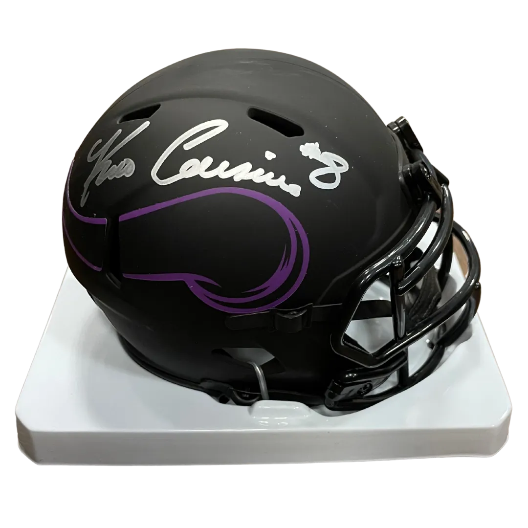 Kirk Cousins Autographed Minnesota Vikings Eclipse Mini Helmet