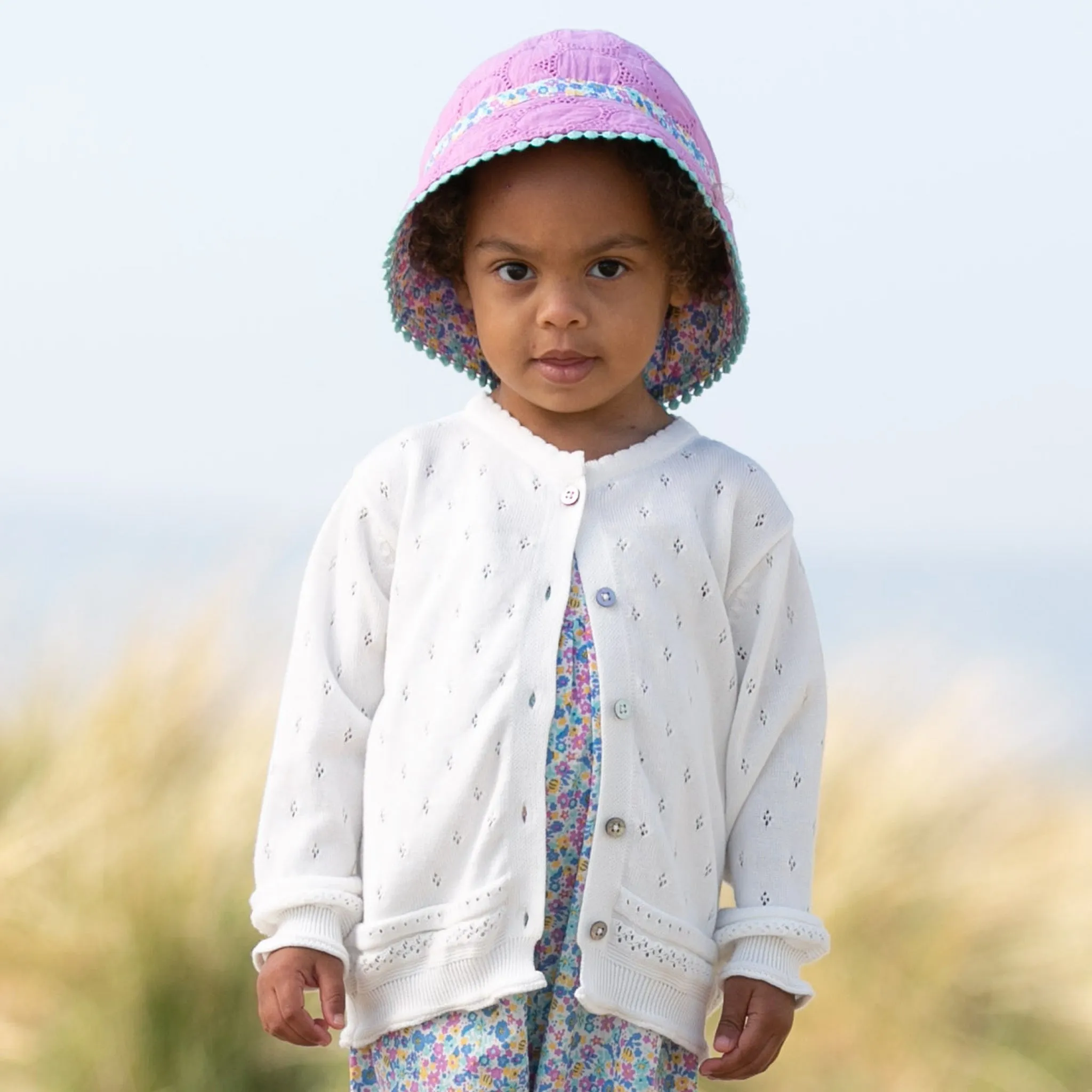 Kite Toddler Mini Cove Cardi, Cream