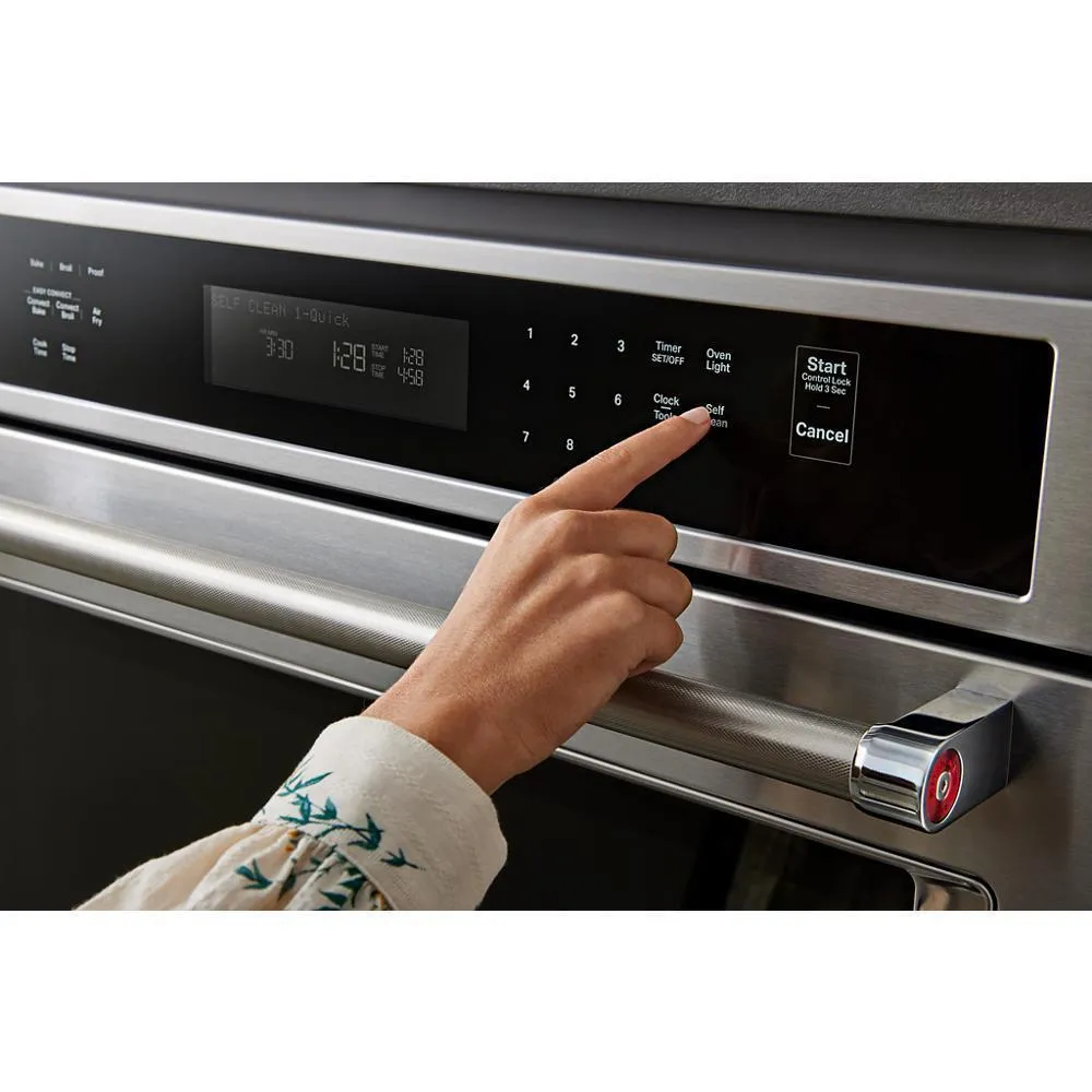 KOEC530PPS KitchenAid® 30" Combination Microwave Wall Ovens with Air Fry Mode.