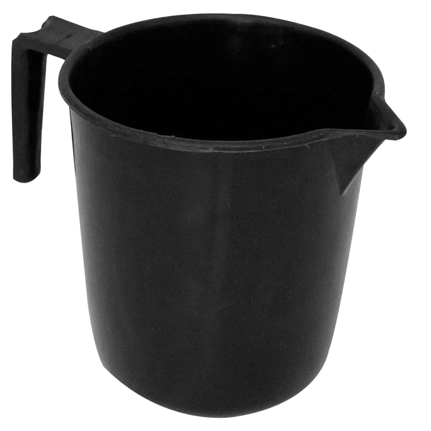 Kuber Industries 3 Pieces Plastic Mug, Tub & Stool Set (Black)