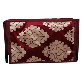 Kuber Industries Cotton 1 Piece Microwave Oven Cover 20 LTR (Maroon) -CTKTC5712