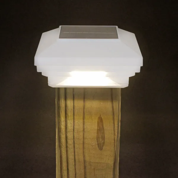 Lake Lite™ 4"x4" Solar Post Cap Light for Wood