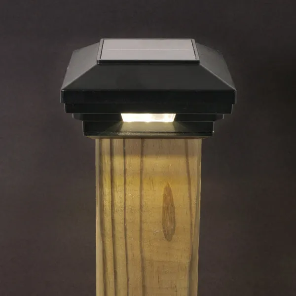 Lake Lite™ 4"x4" Solar Post Cap Light for Wood