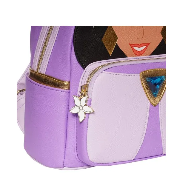 Loungefly Aladdin Princess Jasmine Purple Outfit Cosplay Mini-Backpack [EE Exclusive]