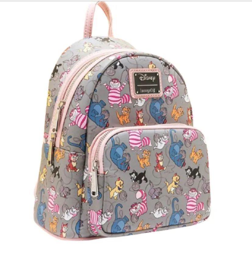 Loungefly Disney Cats All Over Print Mini Backpack