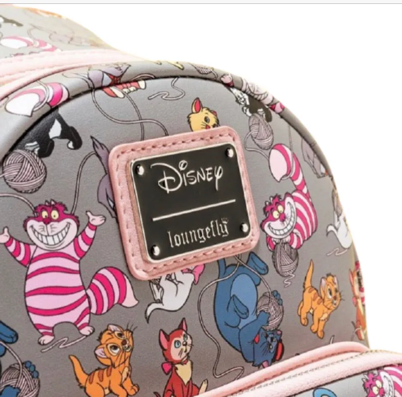 Loungefly Disney Cats All Over Print Mini Backpack