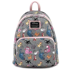 Loungefly Disney Cats All Over Print Mini Backpack