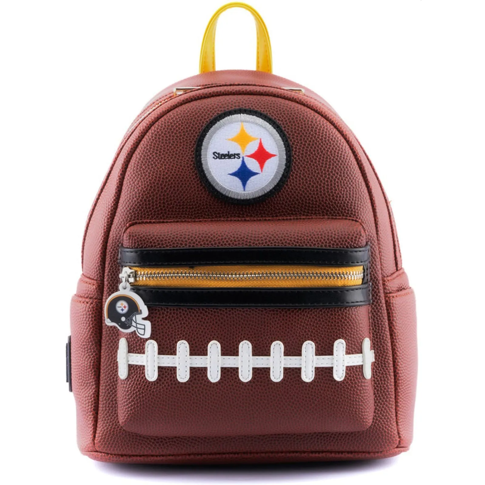 Loungefly NFL Pittsburgh Steelers Pigskin Logo Mini Backpack