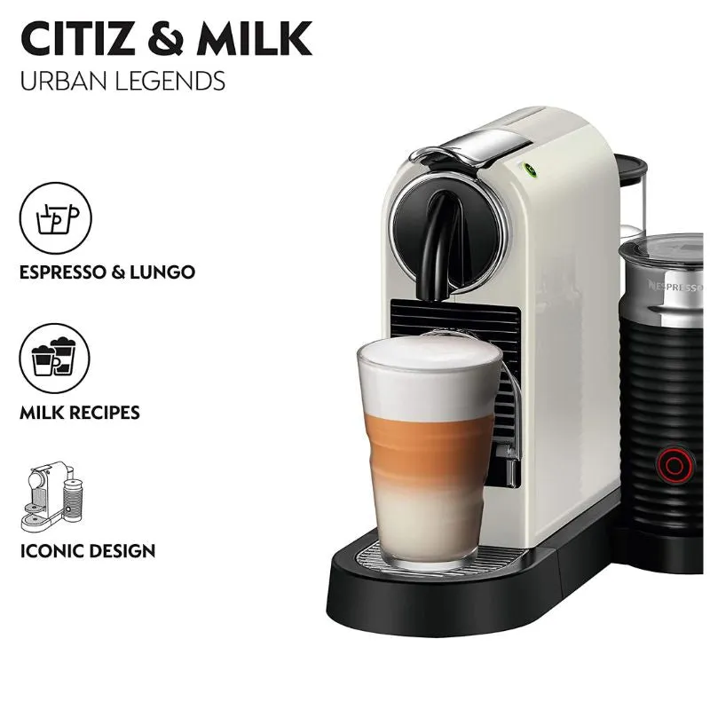 Magimix Nespresso Citiz & Milk Coffee Machine White