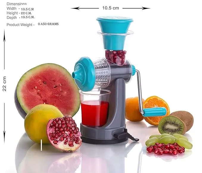 Manual Hand Juicer with Steel Handle for Fruits