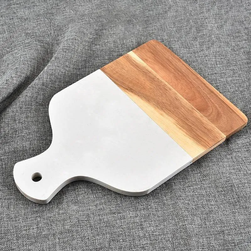 Marble & Acacia Wood Cutting Board