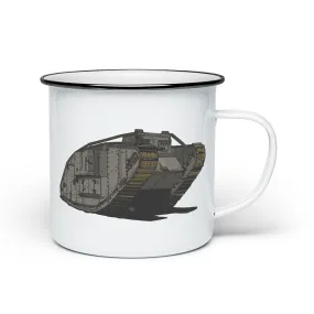 MARK IV TANK ENAMEL MUG