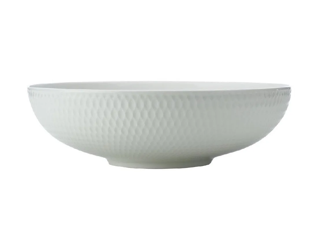 Maxwell & Williams White Basics Diamonds Round Serving Bowl 25cm