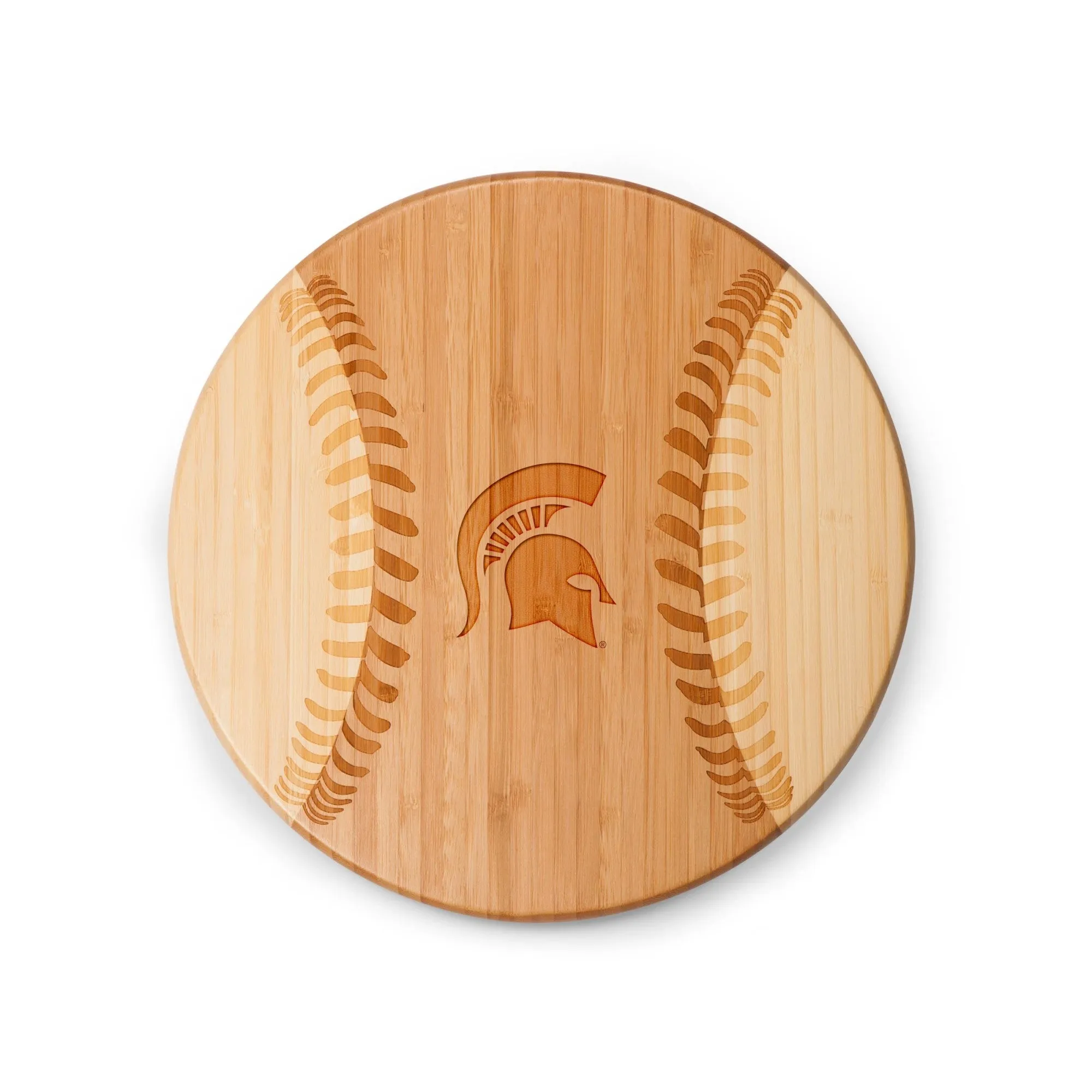 Michigan State Spartans - Home Run! Baseball Cutting Board & Serving Tray