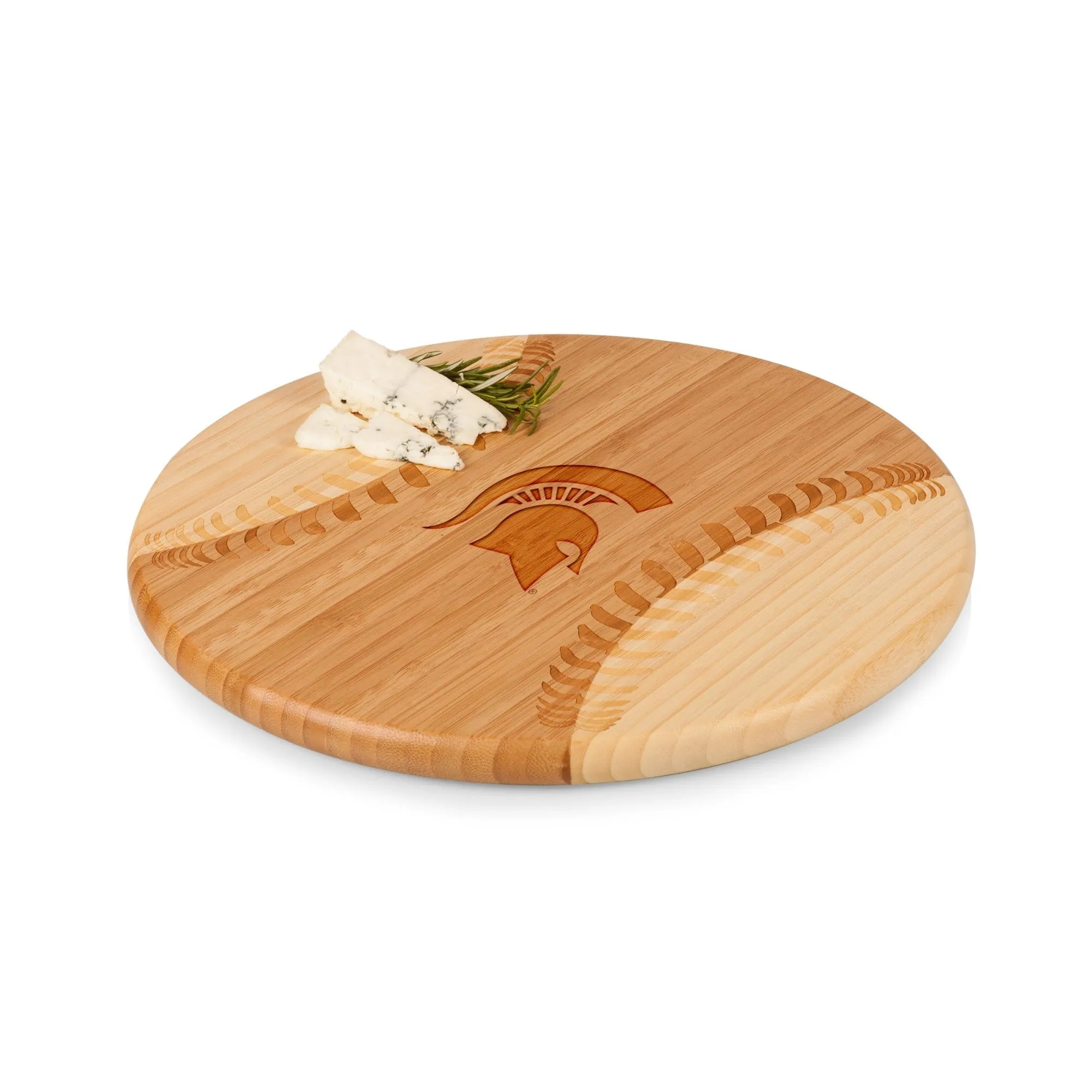 Michigan State Spartans - Home Run! Baseball Cutting Board & Serving Tray