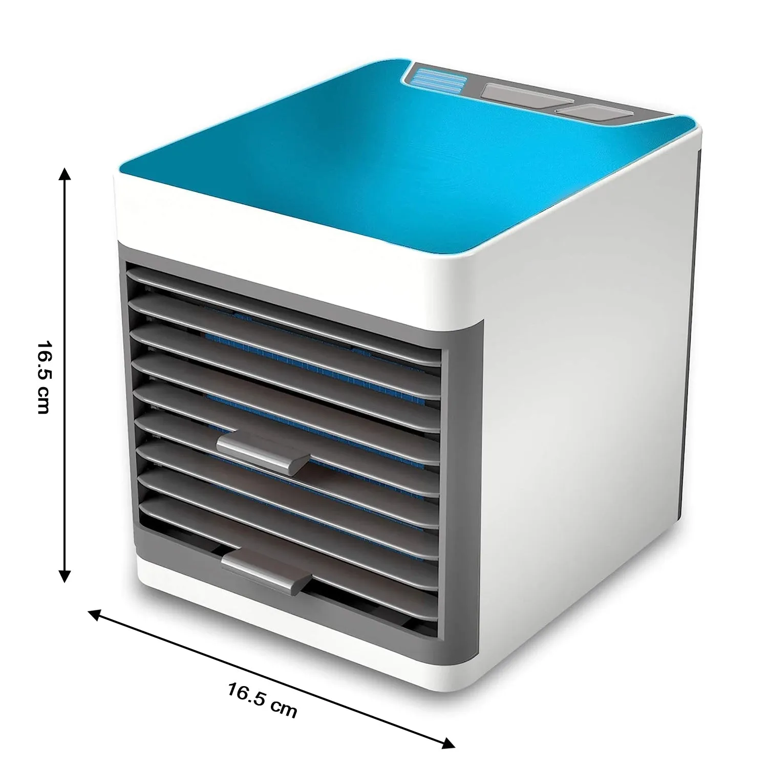 Mini Portable Air Cooler, Personal Space Cooler Easy to fill water and mood led light and portable Air Conditioner Device Cool Any Space like Home Office