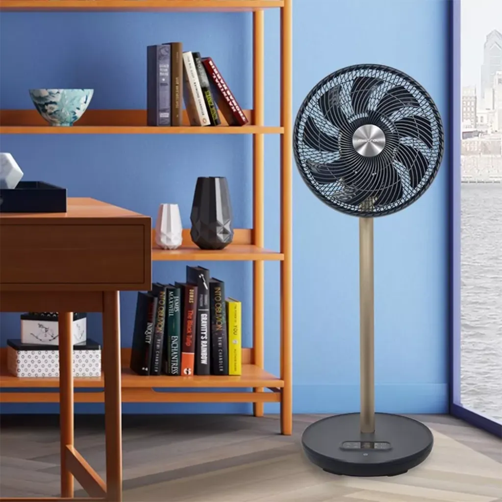 Mistral MHV912R 12 Inch Mimica 8 Speed Selection High Velocity Stand Fan