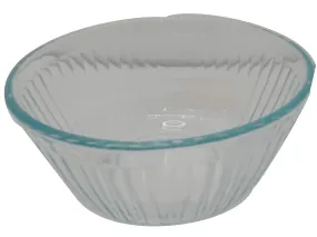 Mixing Bowl 6 Cup Sculpted Glass Pyrex