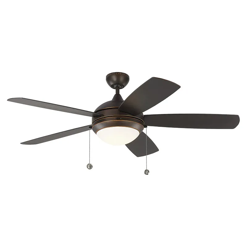 Monte Carlo Discus Outdoor 52" Ceiling Fan with Light Kit