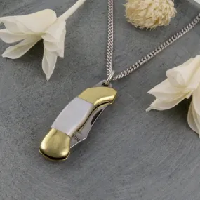 Mother of Pearl Medium Knife Necklace