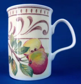 Mug Roy Kirkham Antiqua Blueberries Apples Pear English Bone China