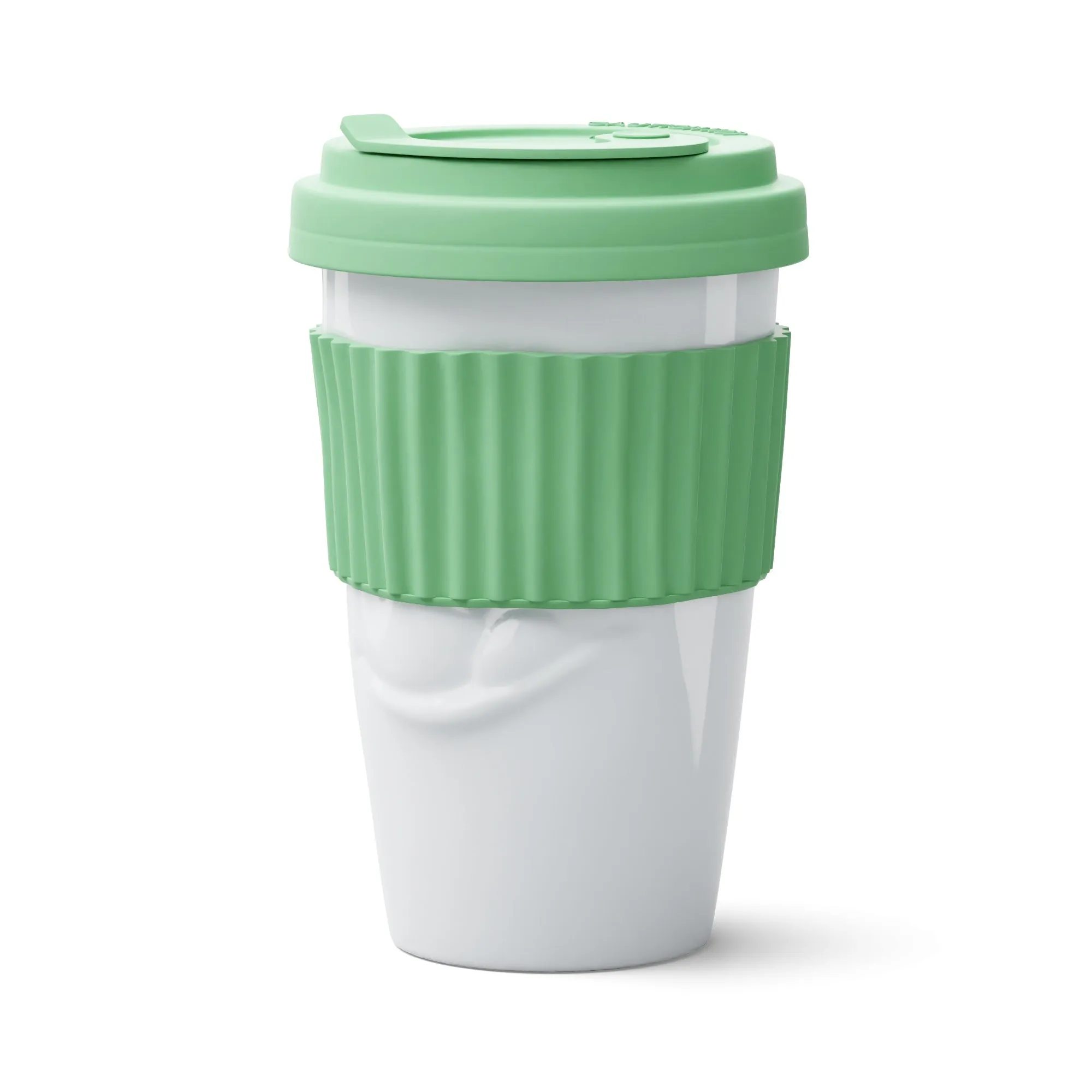 Mug To Go Tasty – Mint Color (No Handle, Protective Sleeve)