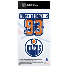 Mustang NHL Edmonton Oilers Ryan Nugent-Hopkins Decal Set Primary