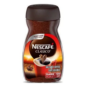 NESCAFÉ CLÁSICO Instant Coffee, Dark Roast, 1 Jar (7 Oz)