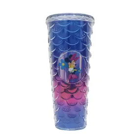 (NET) Tumbler Minnie Mousse Cup Water Cup With Straw 750 ML