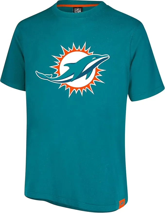 NFL Official Adults Super Soft Game Day T-Shirt - Unisex|Miami Dolphins