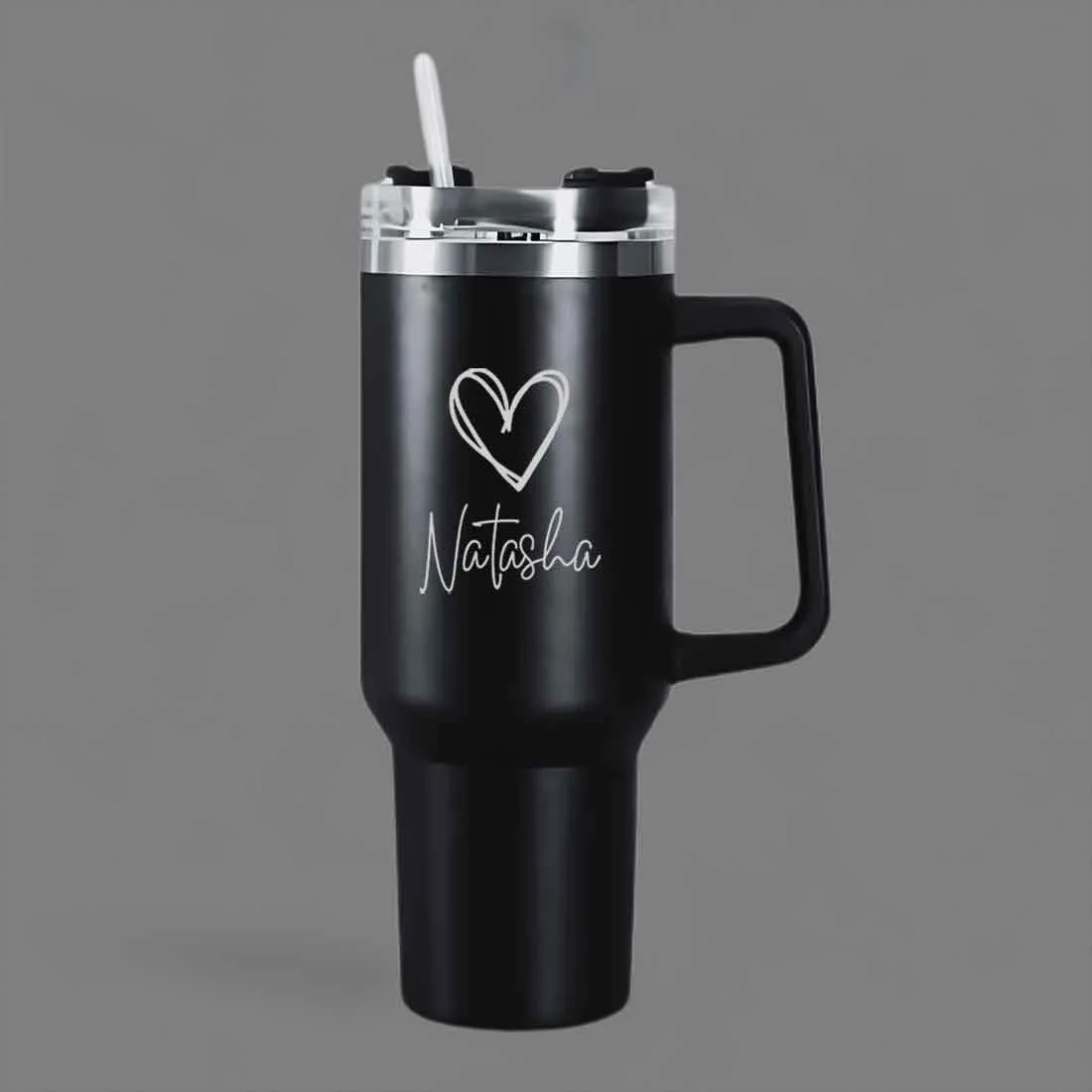 Nutcase Coffee Mug Customised with Heart Large Travel Cups 1200ml