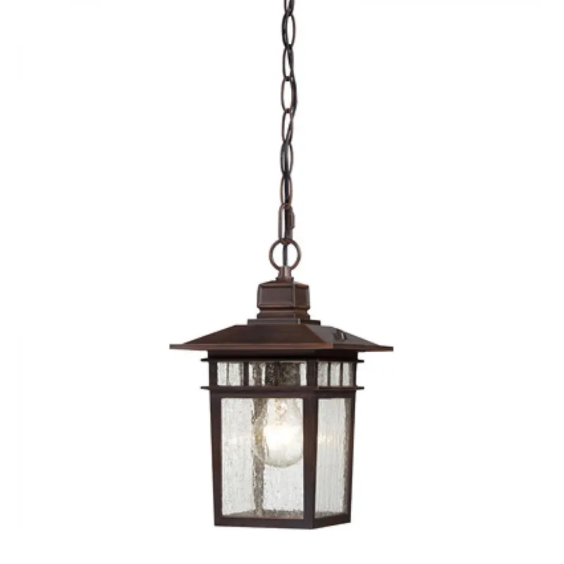 Nuvo Cove Neck 1-lt 7" Outdoor Hanging Lantern