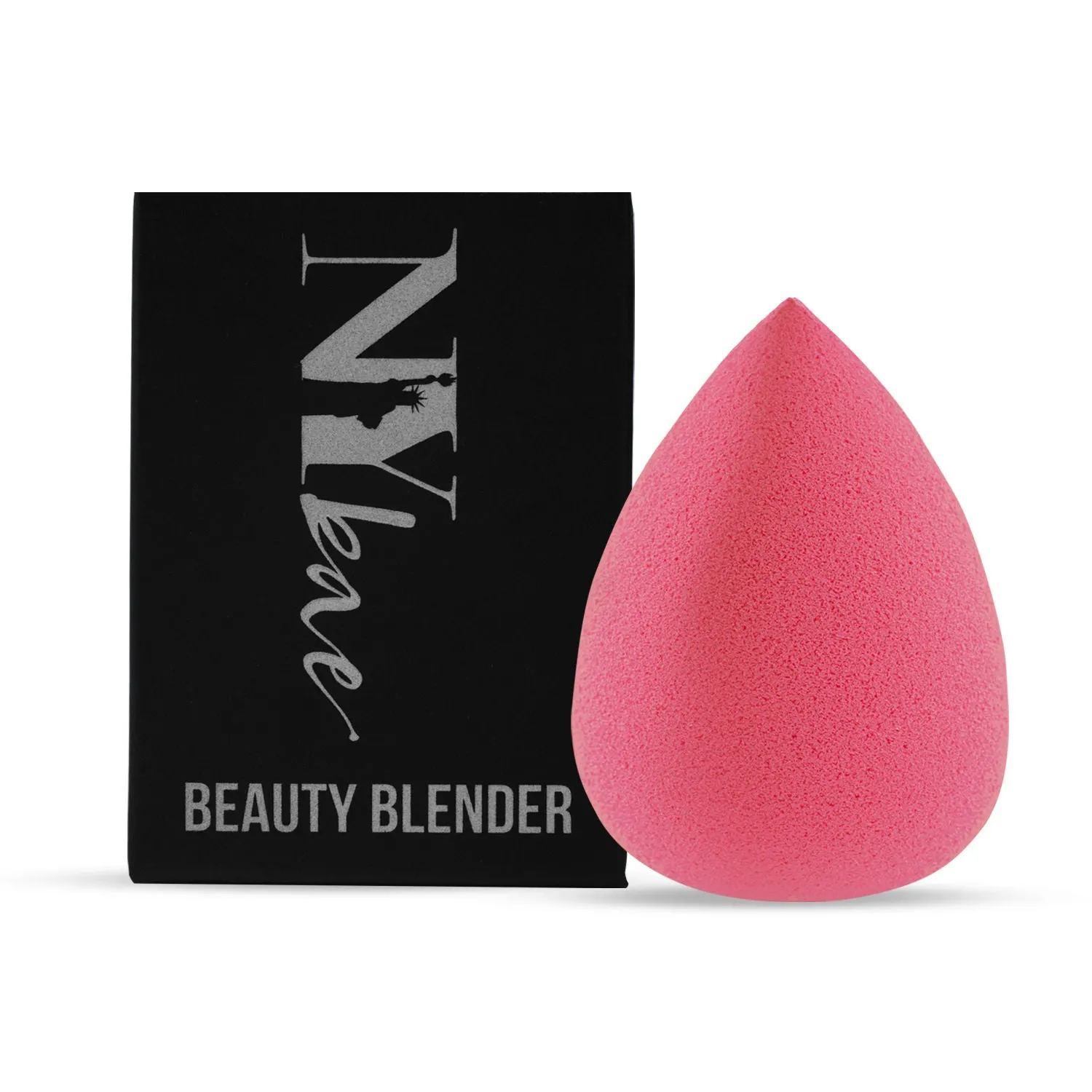 NY Bae Pro Beauty Blender | Makeup Sponge | Flawless Finish | Maximum Coverage - Pink