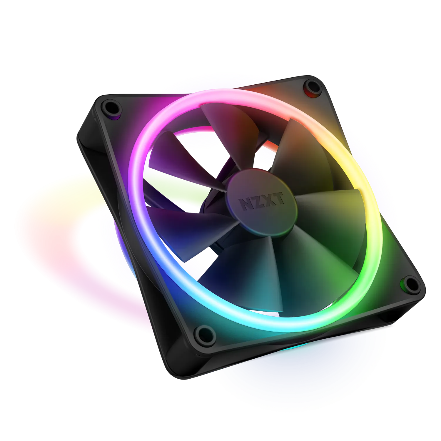 NZXT F120RGB DUO - 120MM DUAL- SIDED RGB FAN - SINGLE PACK (BLACK) RF-D12SF-B1