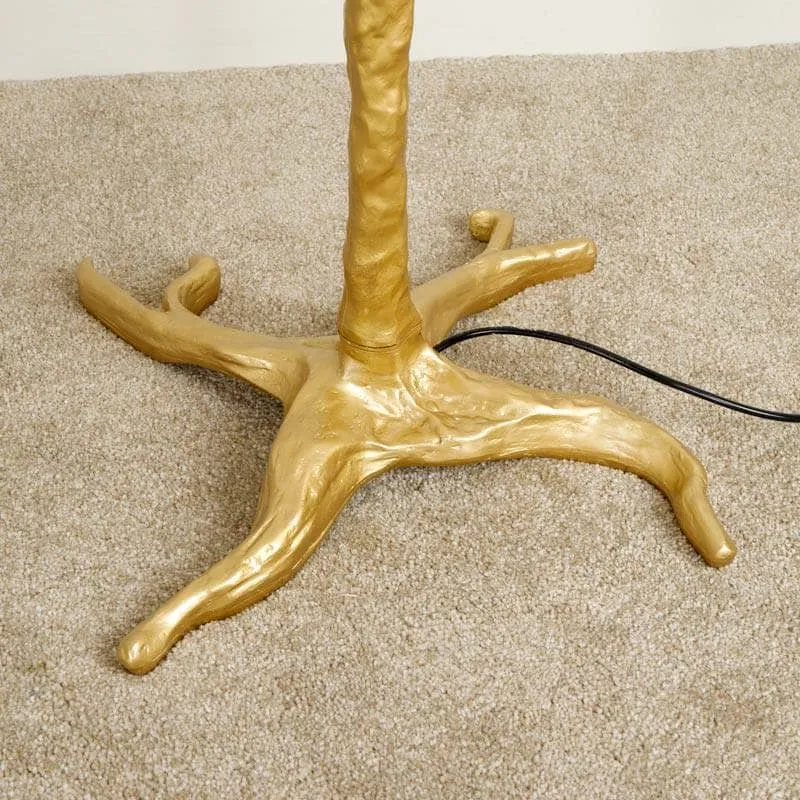 Ohio Gold Feather Floor Lamp