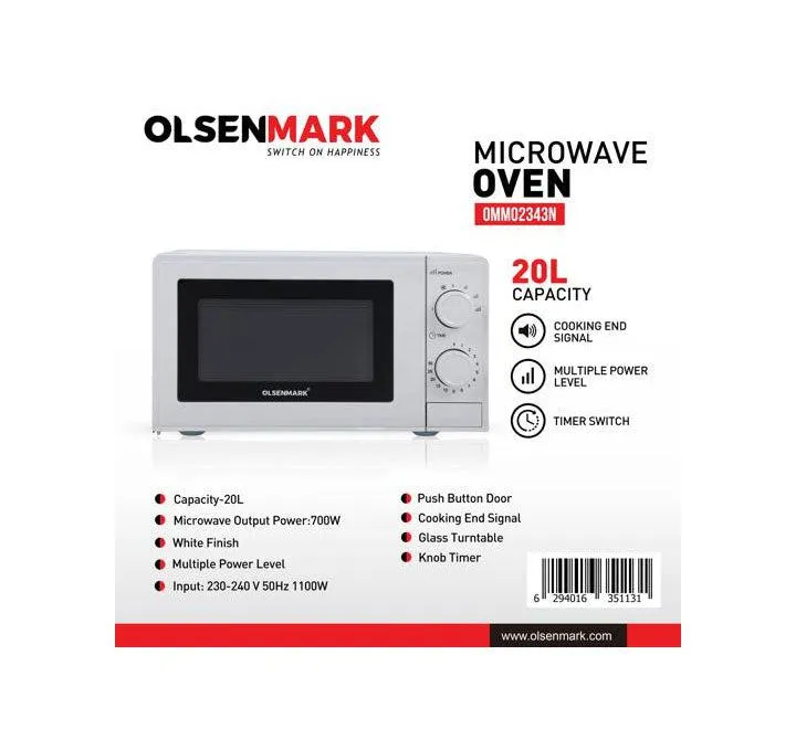 Olsenmark Manual Microwave Oven