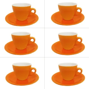 Orange Espresso Cups set of 6