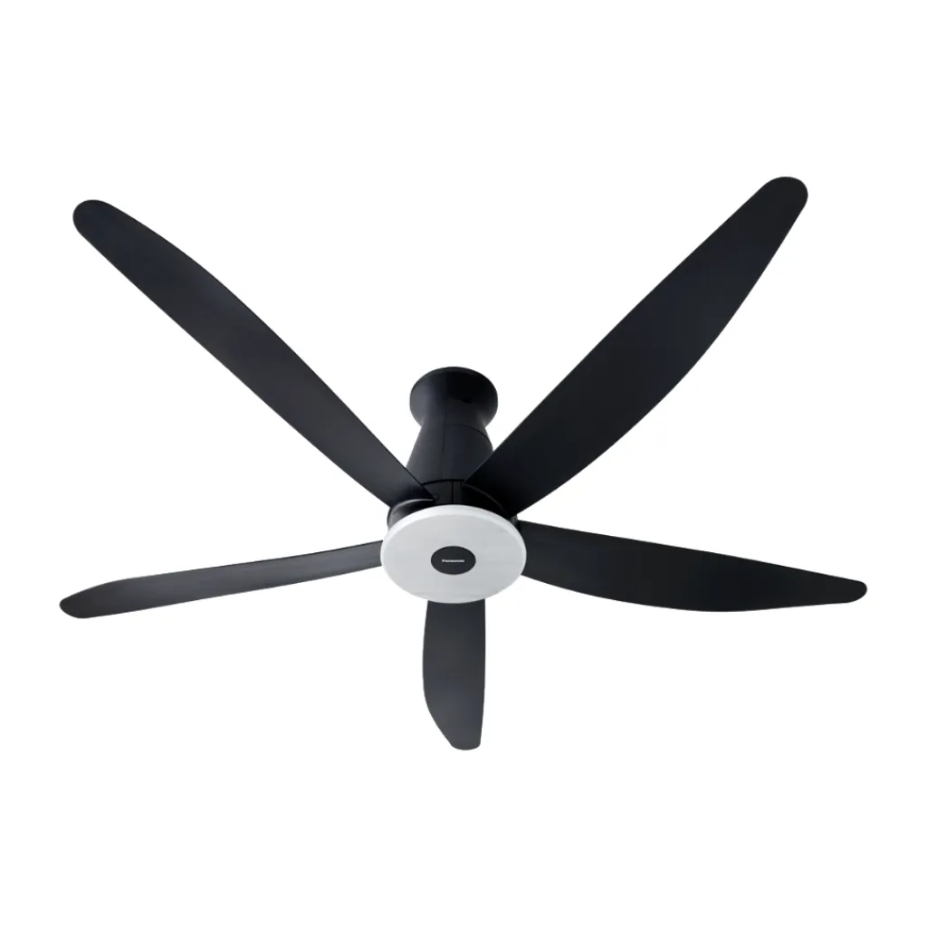 Panasonic F-M15EXVBKQH 150cm/60" Aura Series 5-Blade Ceiling Fan (Short Pipe)