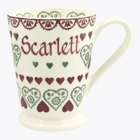 Personalised Christmas Sampler Cocoa Mug