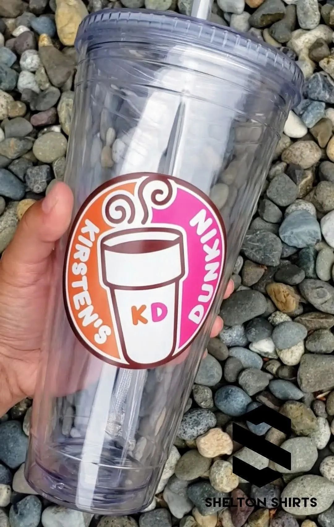 Personalized Dunkin Donuts Sticker - Apply to your favorite Yeti, Stanley or Hydro Flask