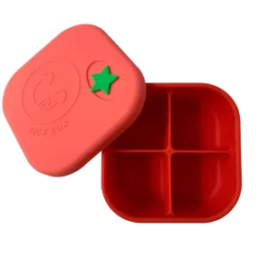 Pick Plates Silicone Snack Box - Red