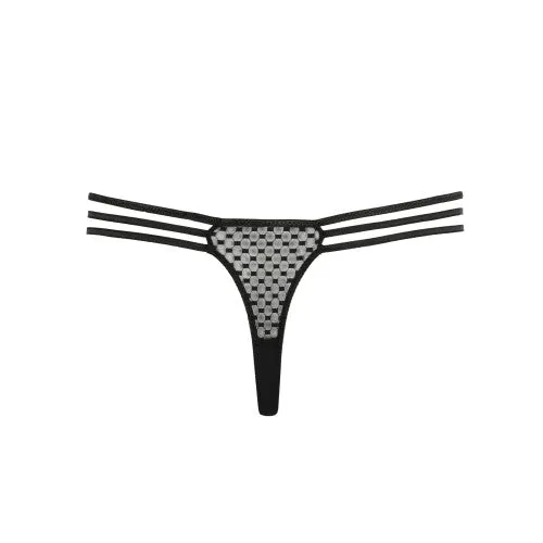 Prima Donna Twist Glass Beach Thong | BLACK