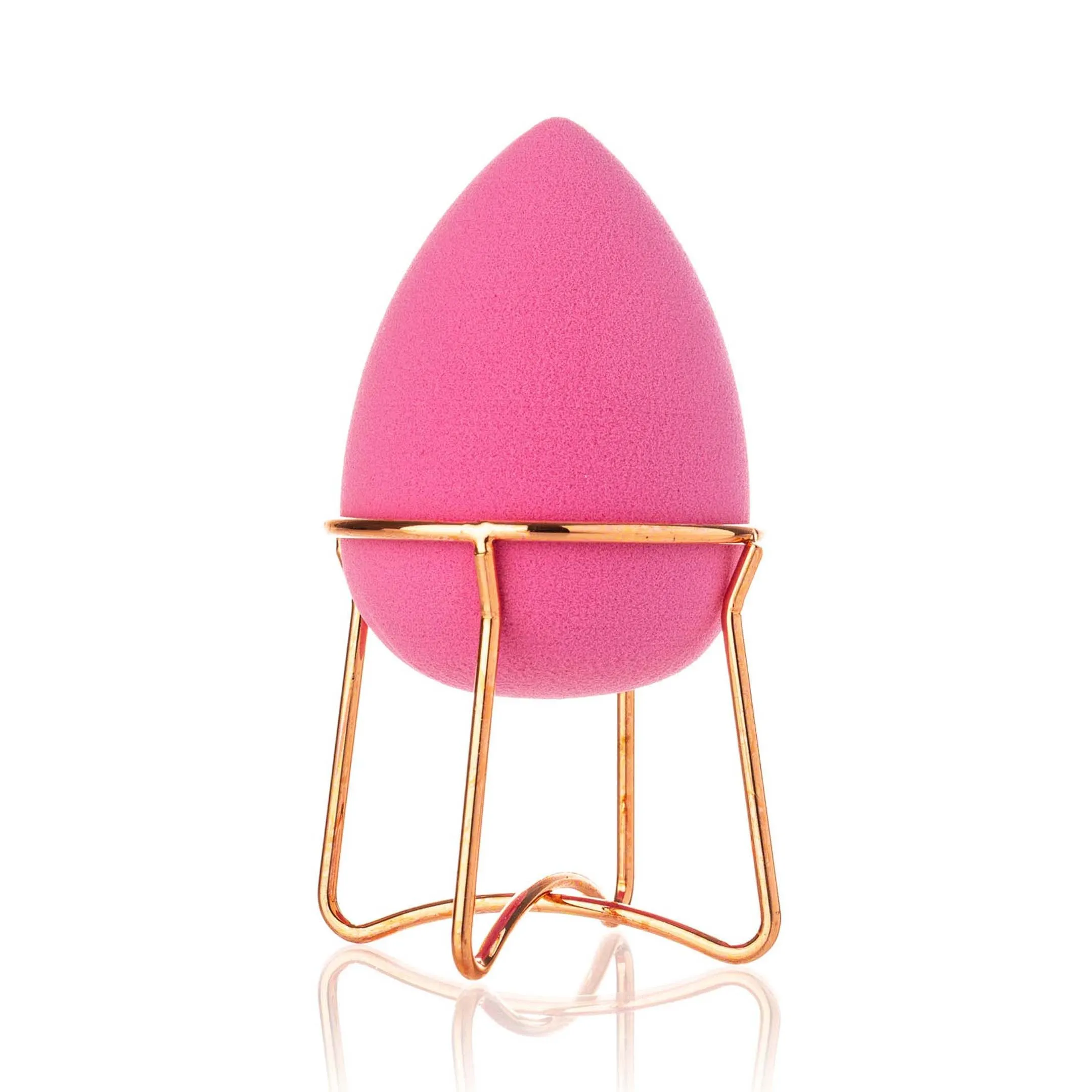 Professional Beauty Blender with Rose Gold Stand