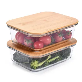 Prosumers Choice Glass Tupperware Storage Containers - Glass Food Container Set